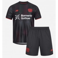 Stroje piłkarskie Bayer Leverkusen Koszulka Podstawowej dla dzieci 2025-26 Krótki Rękaw (+ szorty)